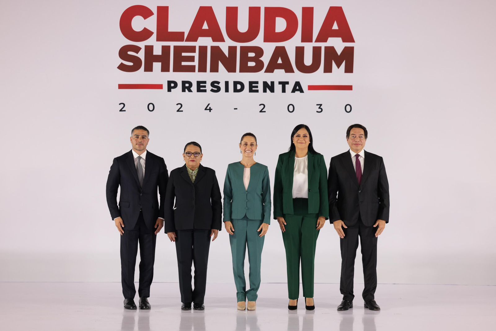 Claudia Sheinbaum presenta a próximos secretarios de Gobernación, Educación, Bienestar y Seguridad